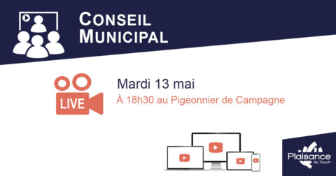 Conseil municipal du 13 mai 2025 à 18h30 au Pigeonnier de Campagne.