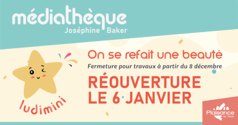 Ludimini la ludothèque des enfants se refait une beauté, elle sera fermée à partir du 08 décembre jusqu'au 06 janvier.