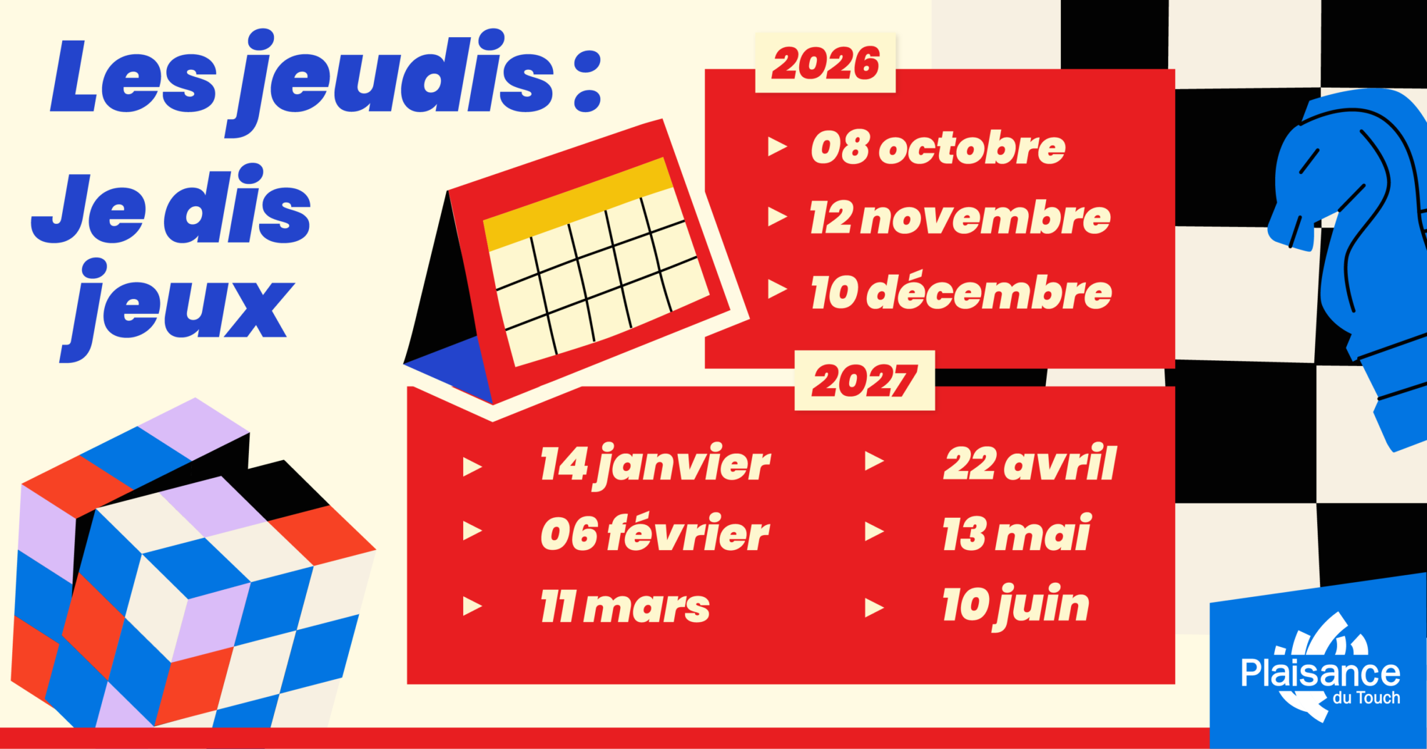 Les jeudis : je dis jeux !